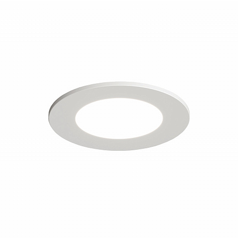 DK3101-WH Встраиваемый влагозащищенный светильник, IP65, до 10 Вт, LED, GU5,3, белый