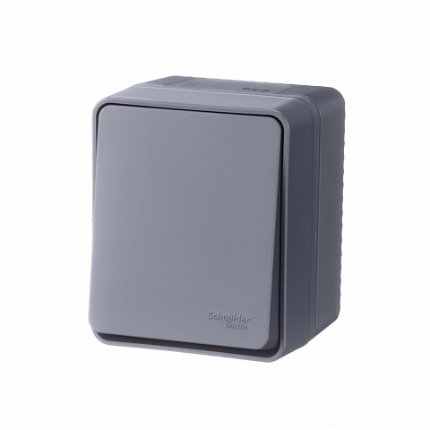Systeme Electric AtlasDesign Profi54 Наруж Антрацит Выключатель 1-клавишный 10 АХ