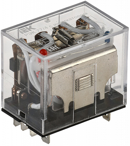 IEK ONI Реле РЭК77/4(LY4) с индикацией 10А 230В АC
