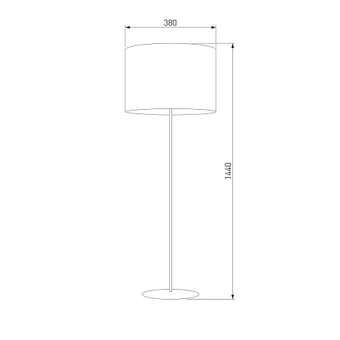 Торшер TK Lighting 5279 Tercino Blue