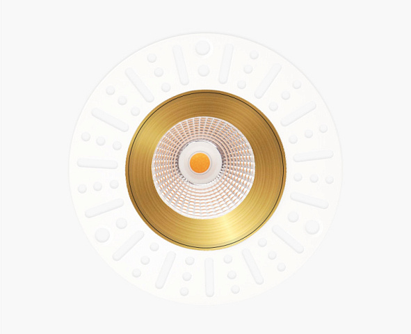 Влагозащищенный светильник ITALLINE IT02-028 gold 3000K