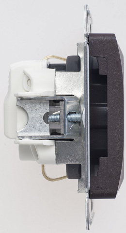 Systeme Electric Glossa Шоколад Розетка с/з, 16А