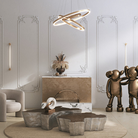 Подвесная люстра Maytoni MOD058PL-L74BK