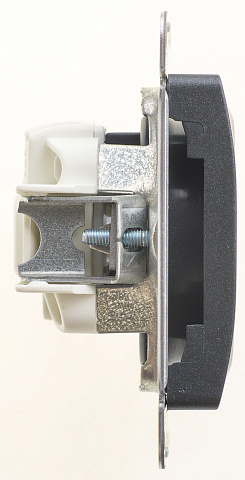 Systeme Electric Glossa Антрацит Розетка б/з, 16А
