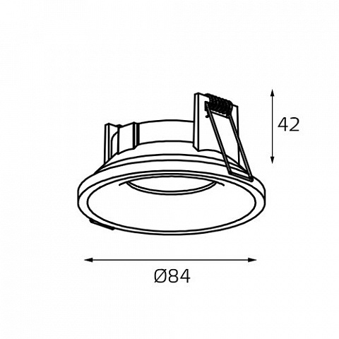 Влагозащищенный светильник ITALLINE IT07-7010 white