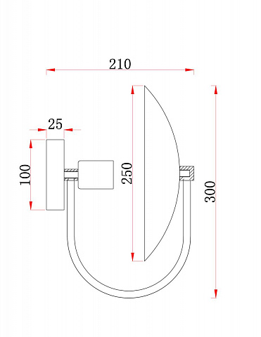 Бра Freya FR5320WL-01B