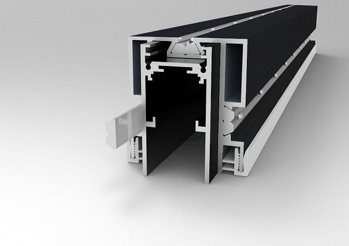 Профиль для SKYLINE 48 с демпф. системой в натяжной потолок ST Luce Skyline 48 ST003.429.01