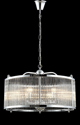 Подвесная люстра Crystal Lux TADEO SP6 D600 CHROME/TRANSPARENTE