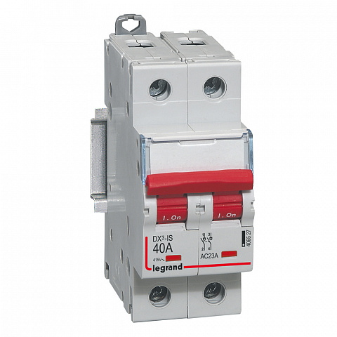 Legrand DX3 IS Рубильник 2P 40A 2м c ДУ