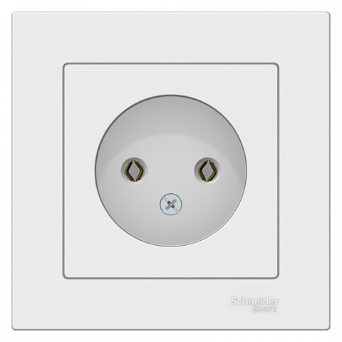 Systeme Electric AtlasDesign Лотос Розетка б/з, 16А, в сборе