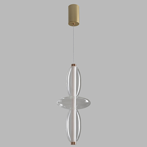 Подвесной светильник Crystal Lux QUASAR SP14W LED TRANSPARENT