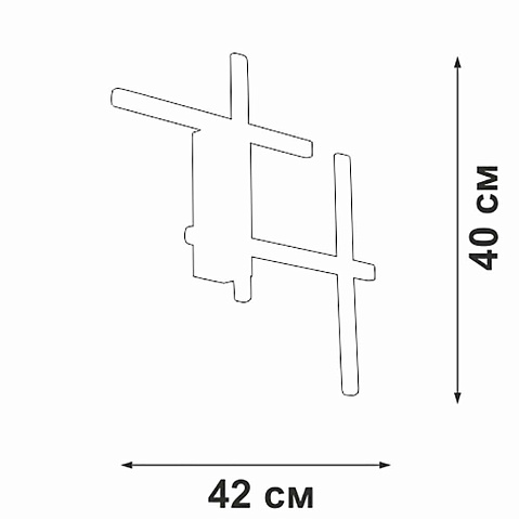 Бра Vitaluce V3043-1/4A
