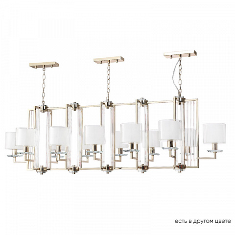 Подвесная люстра Crystal Lux NICOLAS SP12 L1600 GOLD/WHITE