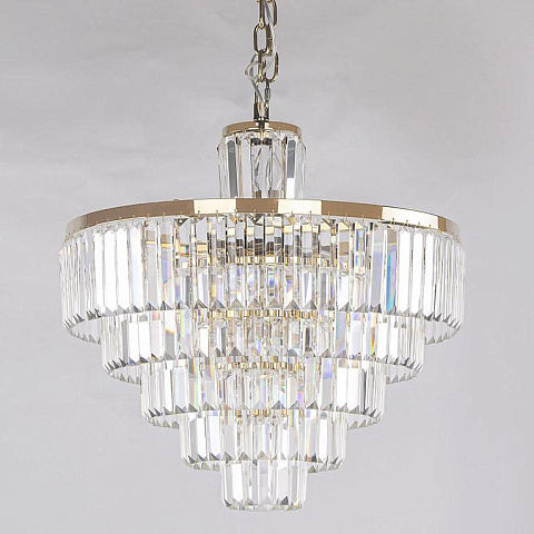 Каскадная люстра Newport 31114/S gold