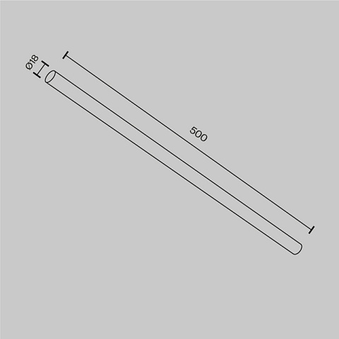 Соединитель для шинопровода Maytoni CA001-L500-B