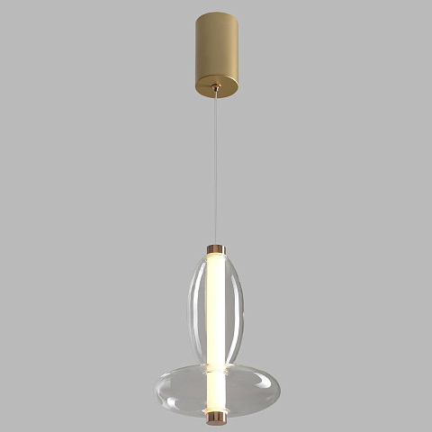 Подвесной светильник Crystal Lux QUASAR SP10W LED TRANSPARENT