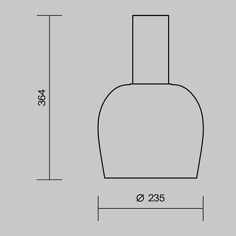 Накладной светильник Maytoni MOD414CL-01G