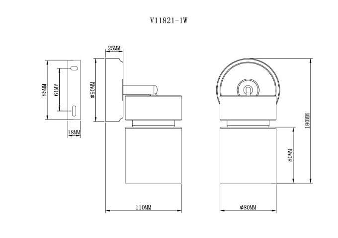 Спот Moderli V11821-1W