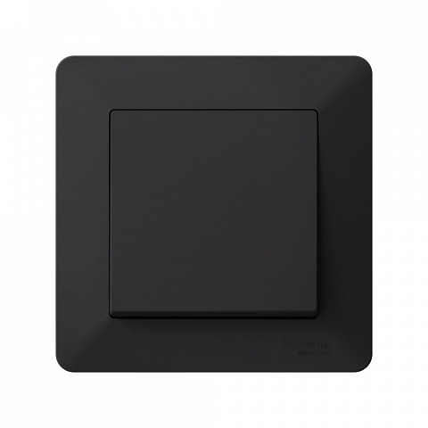 Systeme Electric AtlasDesign Air Карбон/дымчатый черный Рамка 1-ая