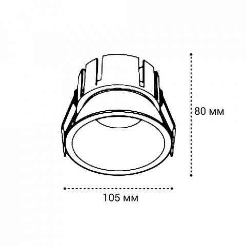 Влагозащищенный светильник ITALLINE IT06-6032 white 4000K