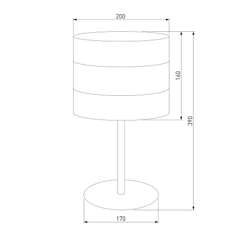 Настольная лампа TK Lighting 5054 Tago Black