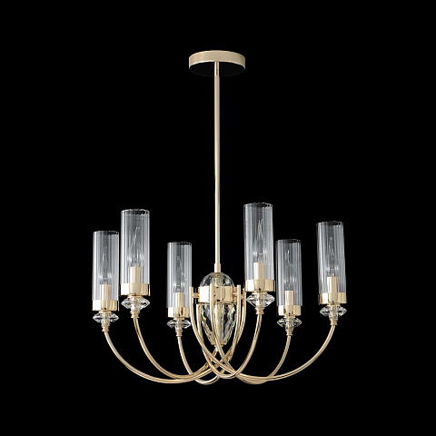 Люстра на штанге Crystal Lux SECRET SP6 GOLD