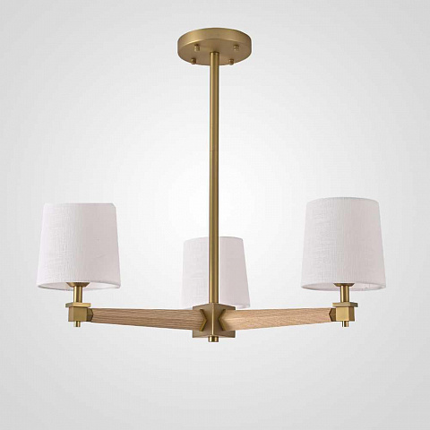 Подвесная люстра Imperium Loft Jorgenson D70 White/Light Wood 203578-26