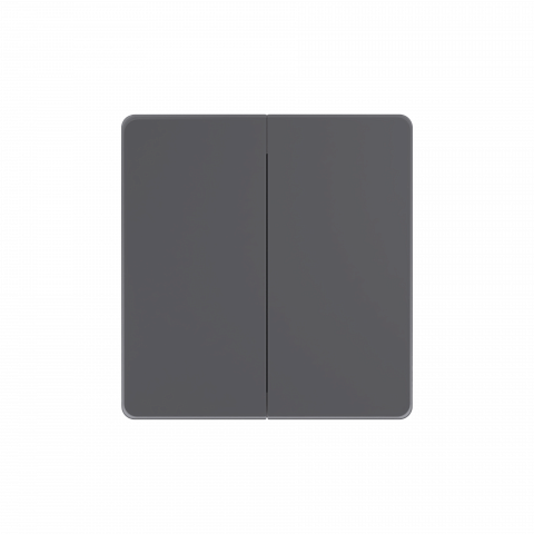 Systeme Electric Systeme Infinity Вулканический пепел Переключатель перекрестный 2-клавишный, 10А