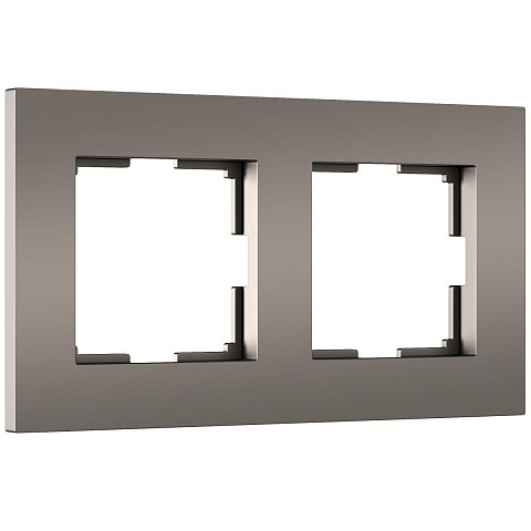 Рамка Werkel Slab на 2 поста бронза софт W0022963 4690389193408