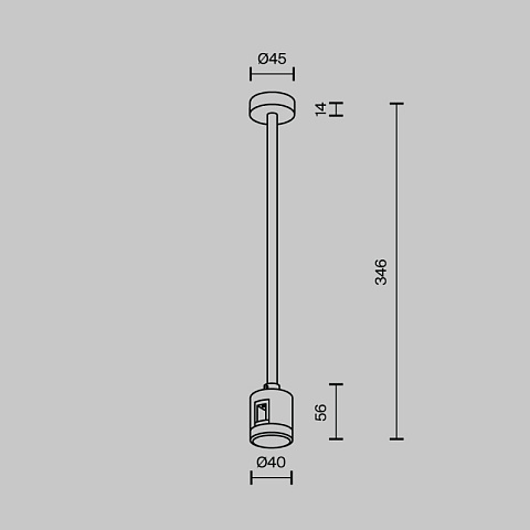 Стойка Maytoni TRA158C-IPC1-BS
