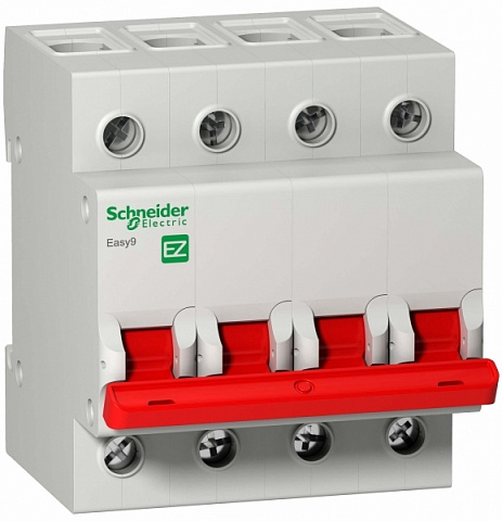 Schneider Electric EASY 9 Выключатель нагрузки 4P 63А