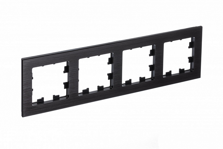 Systeme Electric AtlasDesign Nature Металл оникс Рамка 4-ая