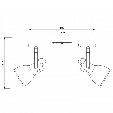 Спот ARTE Lamp A1677PL-2GY