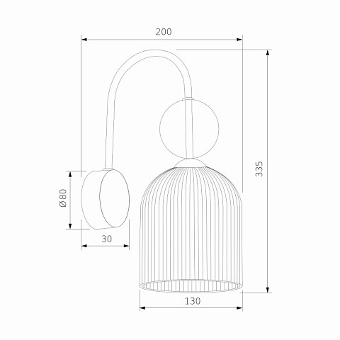 Бра TK Lighting 11140