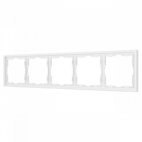 Рамка пластиковая FRM-NOBE-SFPL-5-WH Arlight 054227