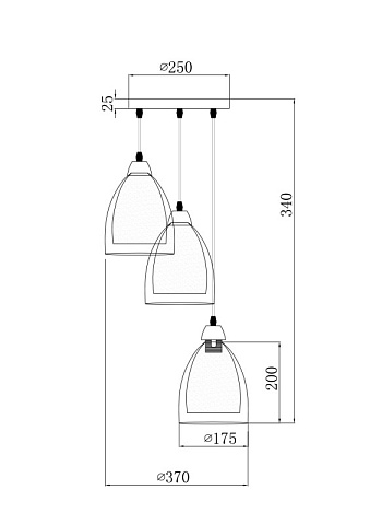 Каскадная люстра Freya FR5375PL-03CH2