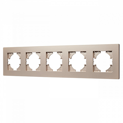 Рамка пластиковая FRM-PERIO-PL-5-GD Arlight 049765