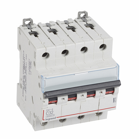 Legrand DX3-E Автоматический выключатель 4P 32А (С) 6000/6kA