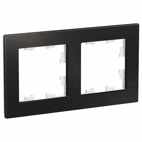 Systeme Electric AtlasDesign Nature Металл оникс Рамка 2-ая