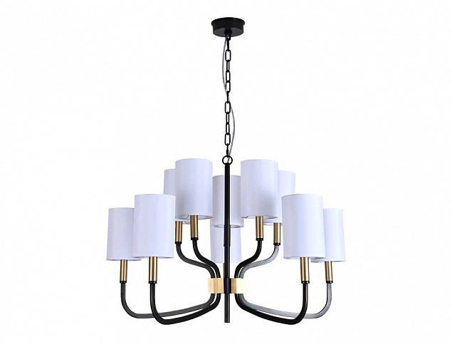 Подвесная люстра Newport 35210/C black+brass