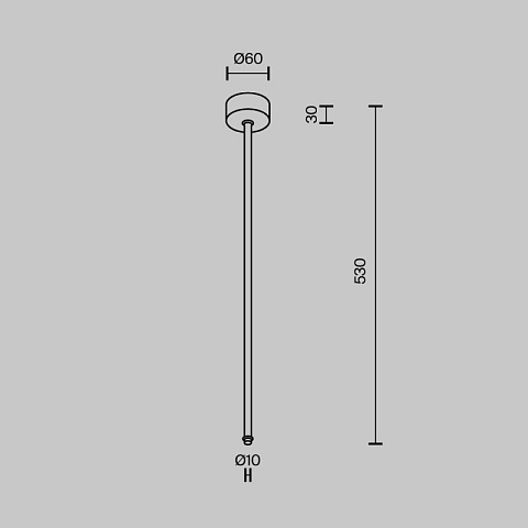 Подвесной комплект Maytoni CA030C-SL-L500-B