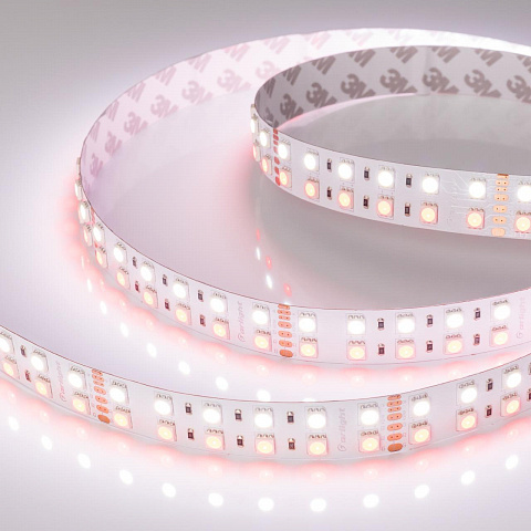 Светодиодная лента Arlight 32W/m 144LED/m 5060SMD разноцветный/холодный белый 5M RT-B144-19mm 24V RGBW-White 011823(2)