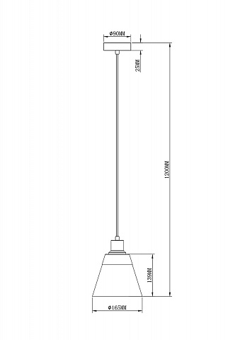 Подвесной светильник Moderli Brizzi V2780-1P