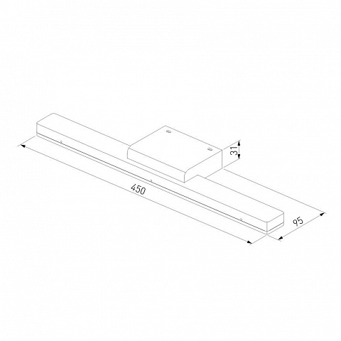 Подсветка для зеркал Elektrostandard Protect LED алюминий MRL LED 1111 a052872