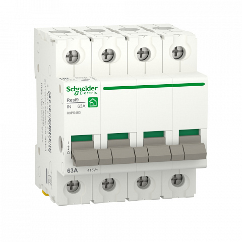 Schneider Electric RESI9 Выключатель нагрузки (мод. рубильник) 63А 4P
