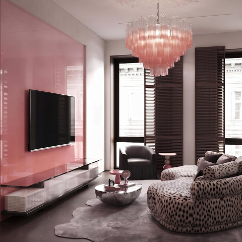 Подвесная люстра LOFT IT 10580/800 Clear pink