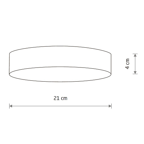 Потолочный cветильник Nowodvorski Lid Round Led Black 10408