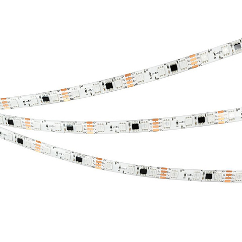 Светодиодная лента Arlight 12W/m 60LED/m 5060SMD разноцветный 5М SPI-SE-B60-10mm 12V 039597