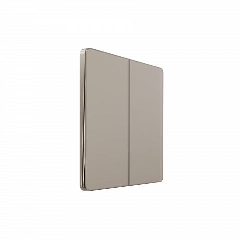 Systeme Electric Systeme Infinity Песчаный берег Выключатель с самовозвратом 2-клавишный, 10А