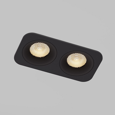 Встраиваемый светильник Elektrostandard 15277/LED 20W 3000K черный